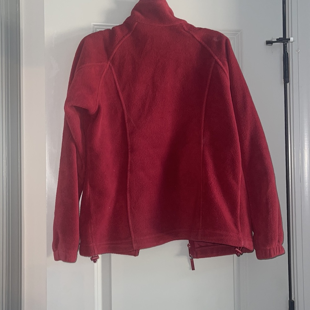 Women’s Red Columbia Fleece jacket size medium - Picture 5 of 5